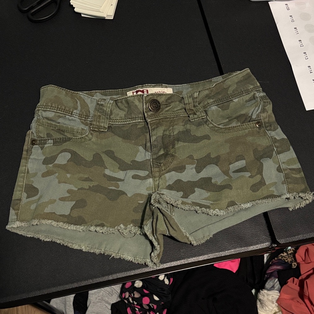LEI Camouflage Women's Cargo Shorts